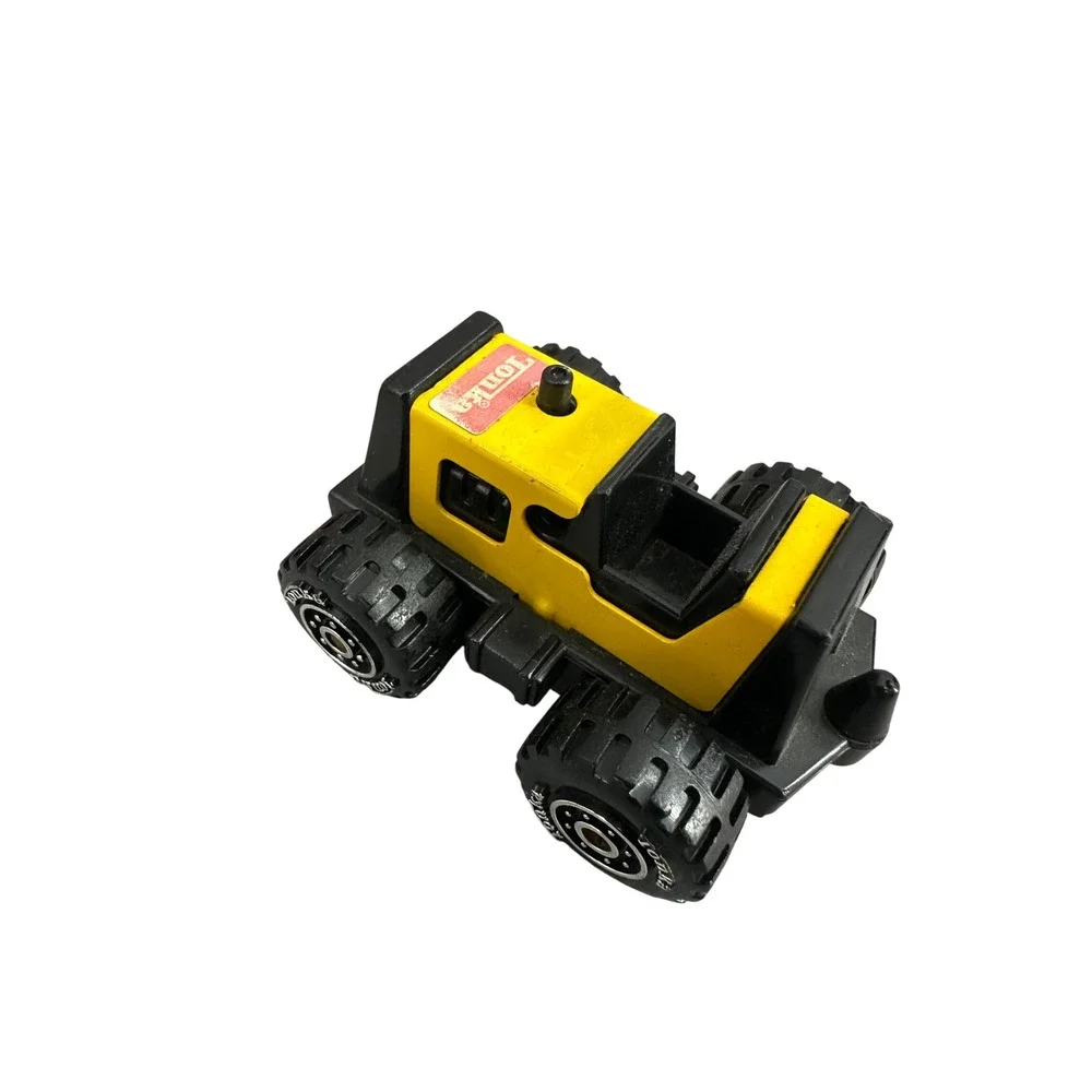 Lot of 4 Vintage Diecast Toy Tonka Mego Speed Burners Forklift Construction Cars